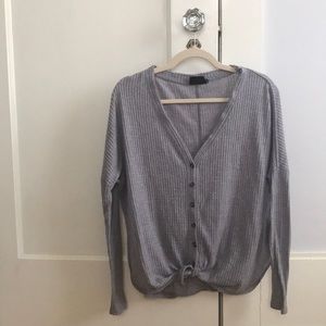 Urban Outfitters button down waffle long sleeve